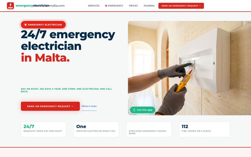 Emergency Electrician Malta homepage