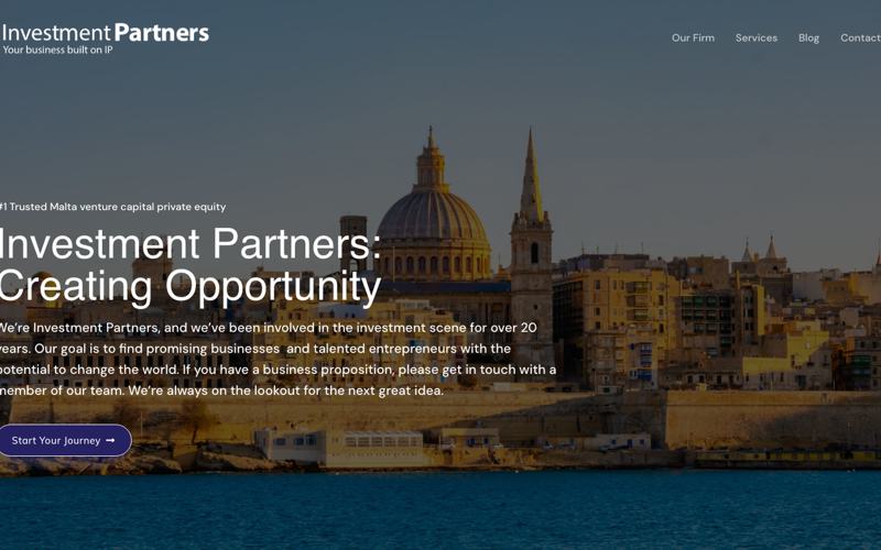 Investment Partners homepage