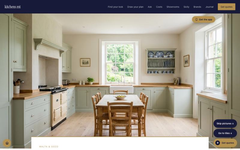 kitchens.mt homepage