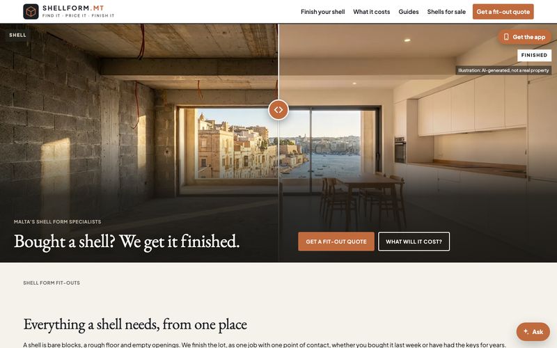 ShellForm homepage
