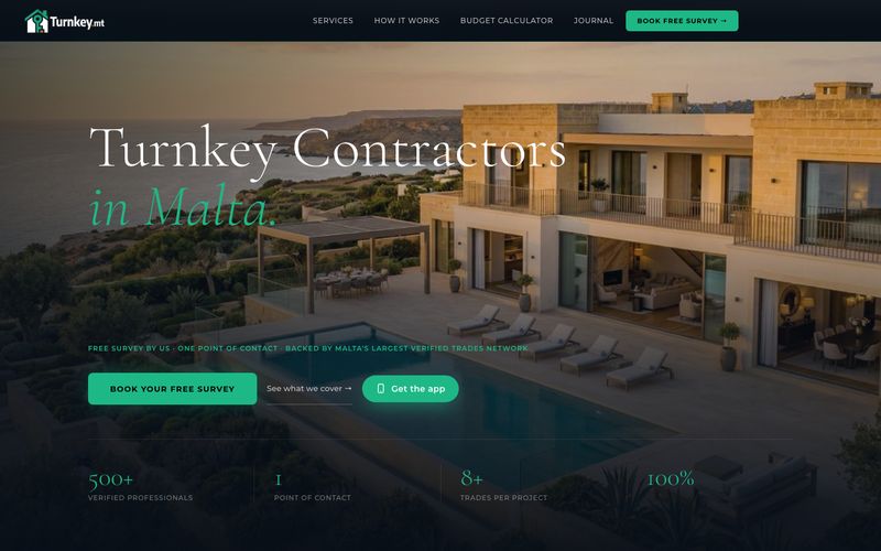 Turnkey.mt homepage