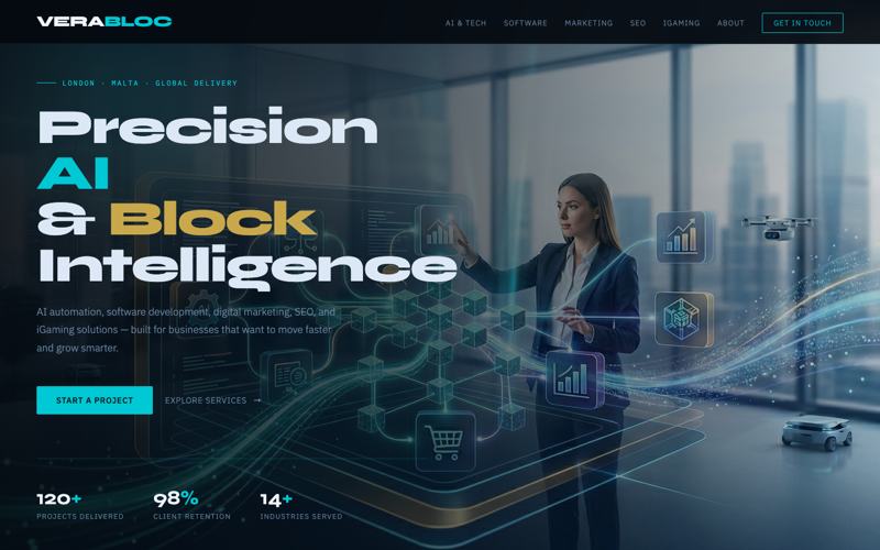 Verabloc homepage